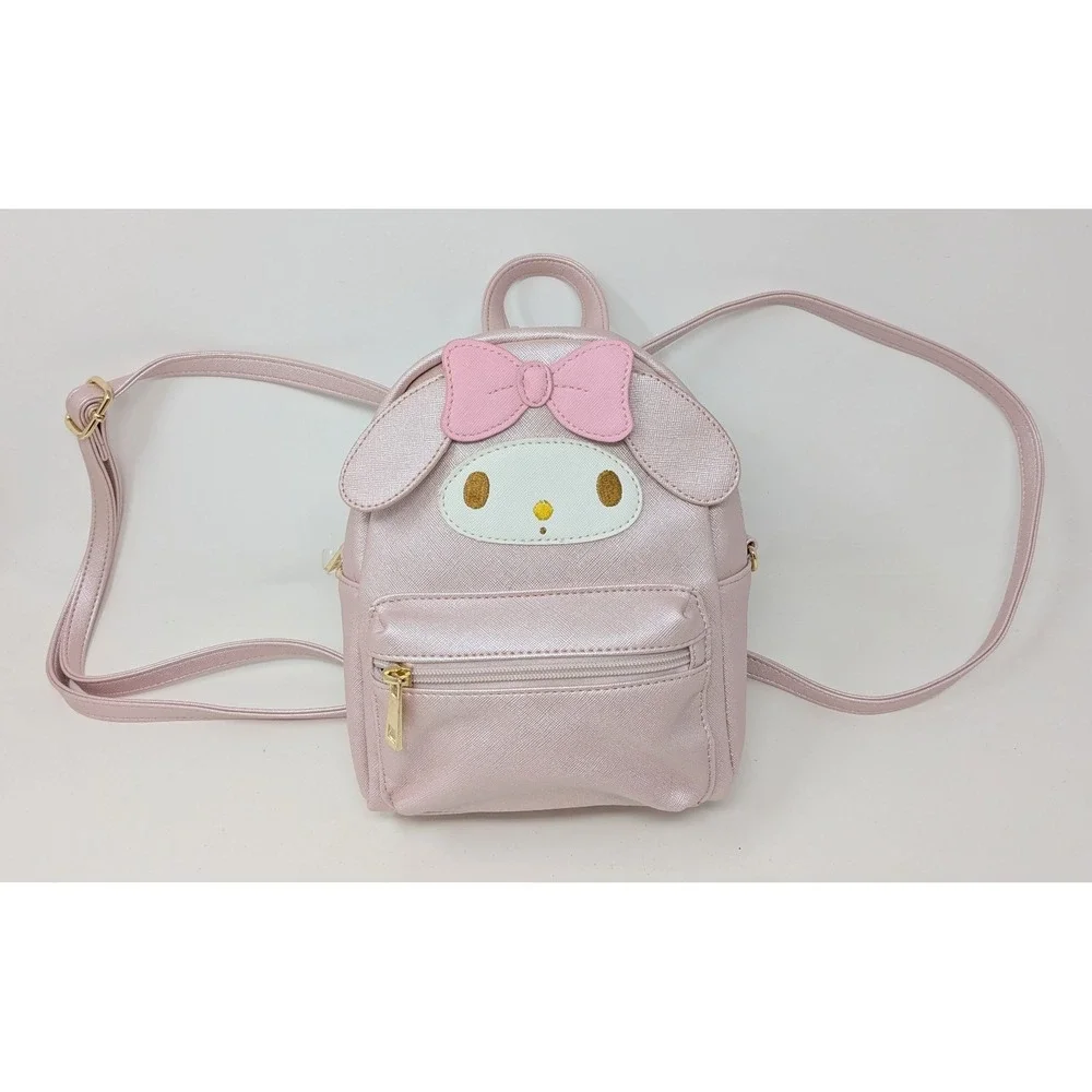 Sanrio Smiles My Melody Mini Backpack Bag Purse Pink Kawaii 2024 JAPAN - NWT